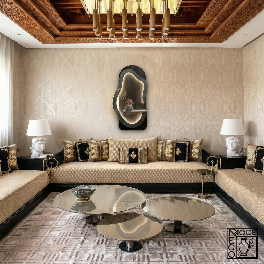 Tableau Mural LED Design Organique