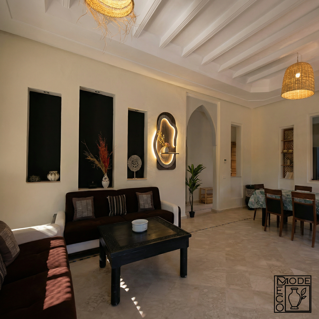 Tableau Mural LED Design Organique