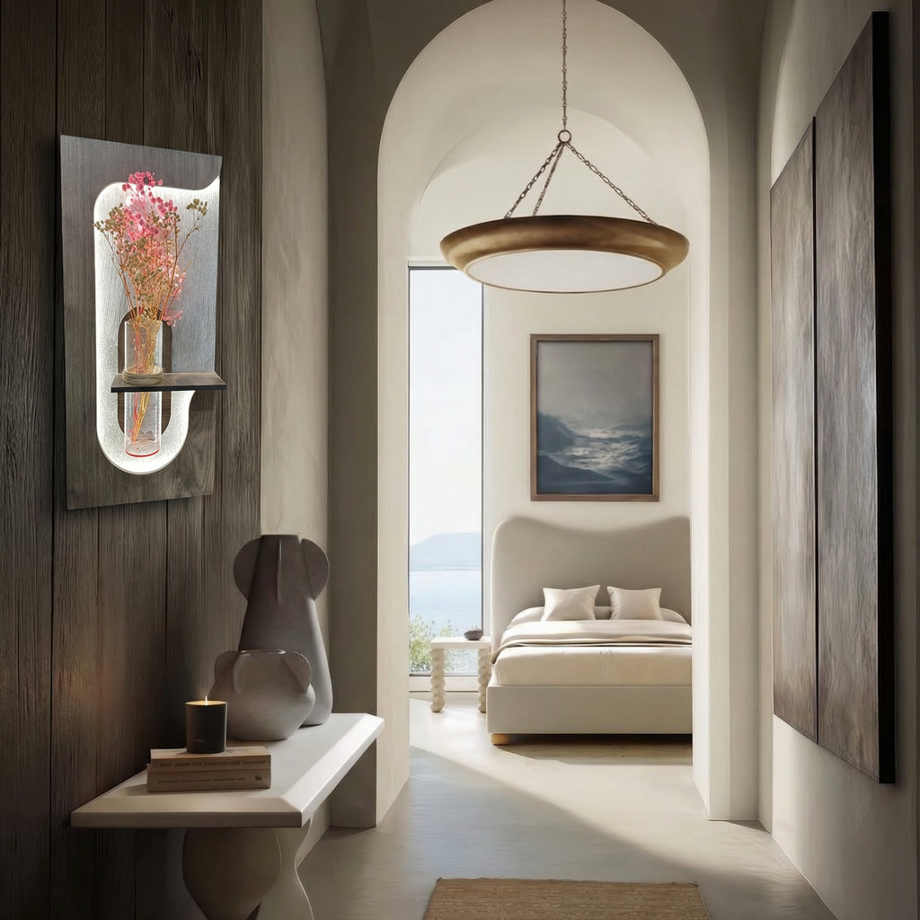 Tableau Mural LED Design Sculptural