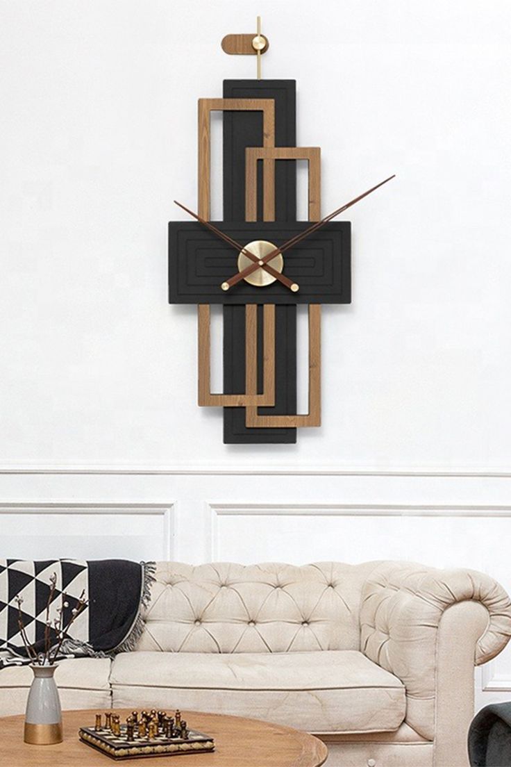 Horloge Murale Design – Équilibre du Temps